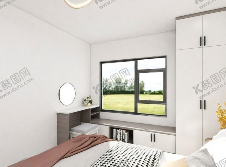 编号：42067709270423127748【酷图网】源文件下载-卧室效果图