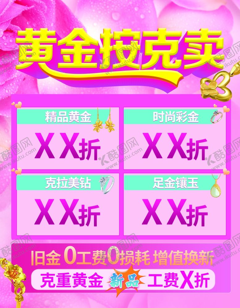 编号：51730502240015273825【酷图网】源文件下载-黄金按克卖