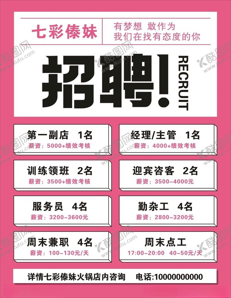 编号：31831212110441477981【酷图网】源文件下载-招聘海报