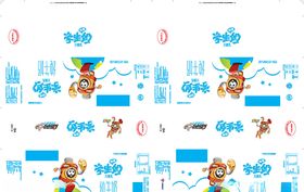 牛奶包装箱学生奶平面图