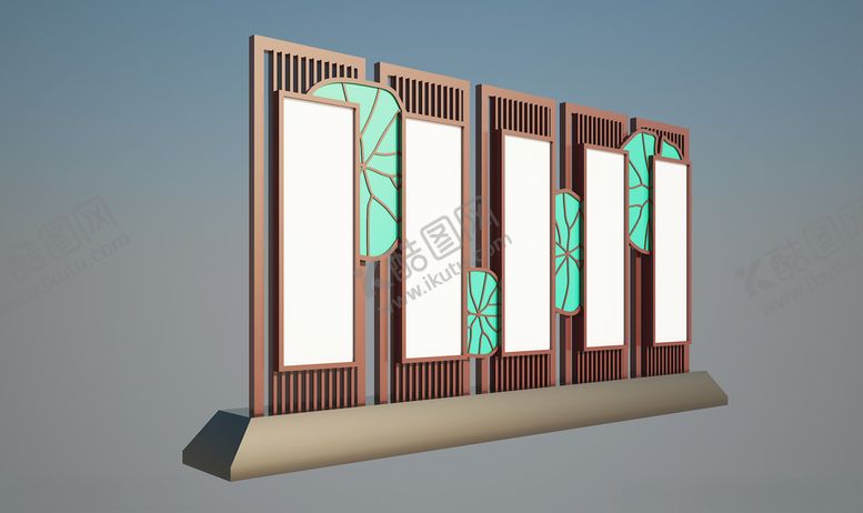 编号：26974610060513424108【酷图网】源文件下载-城市景观宣传栏