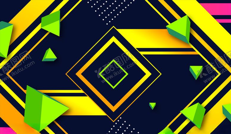 编号：22673706181448004491【酷图网】源文件下载-创意菱形背景