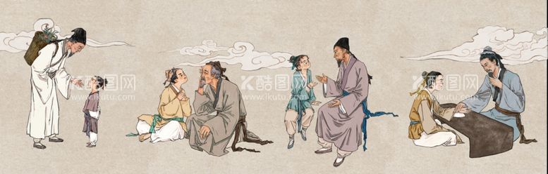 编号：11087312020332358624【酷图网】源文件下载-中医背景墙望闻问切