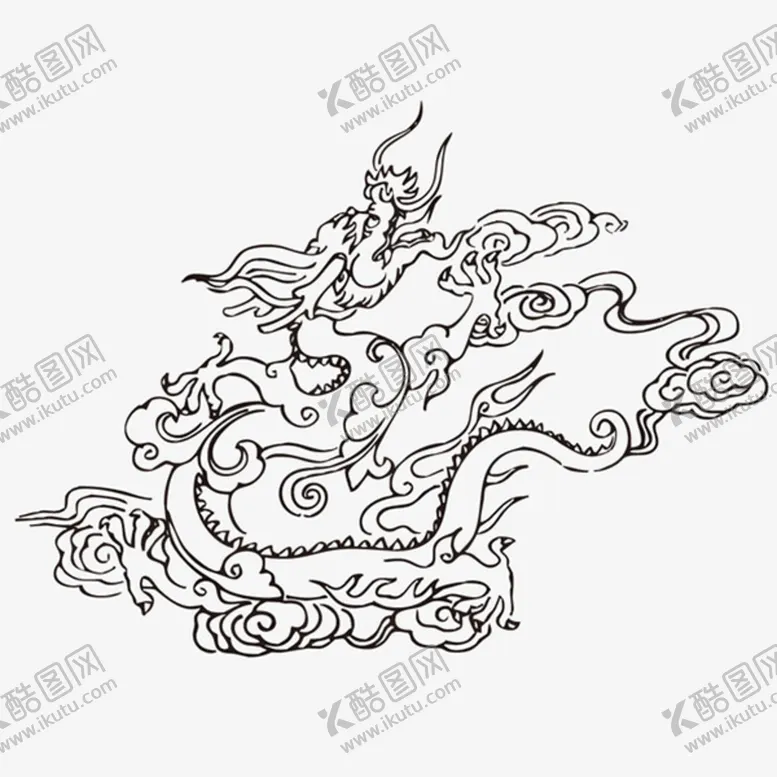 编号：55271602060034474656【酷图网】源文件下载-龙图案