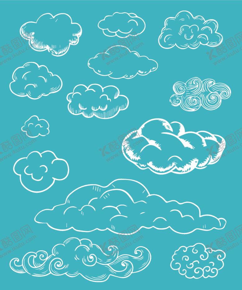 编号：70020309130032428041【酷图网】源文件下载-矢量云云祥云