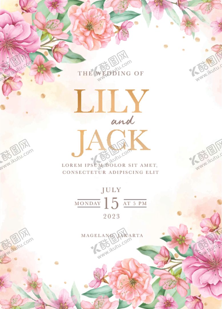 编号：10802909251759379138【酷图网】源文件下载-婚礼结婚请柬邀请函