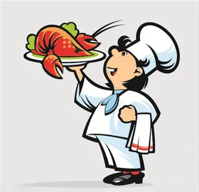 小龙虾蒜香新品水煮宣传单