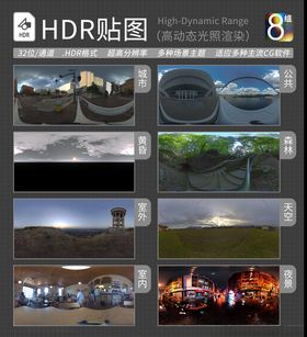 HDR环境贴图写实环境贴图