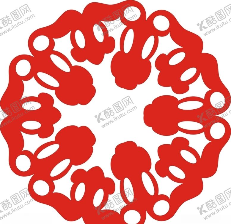 编号：48752405030256054504【酷图网】源文件下载-六角剪花窗花纸图案背景元素