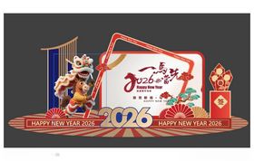 新年节庆美陈装饰场景