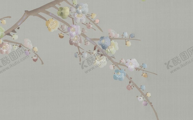 编号：63761210240240254956【酷图网】源文件下载-工笔画花鸟图