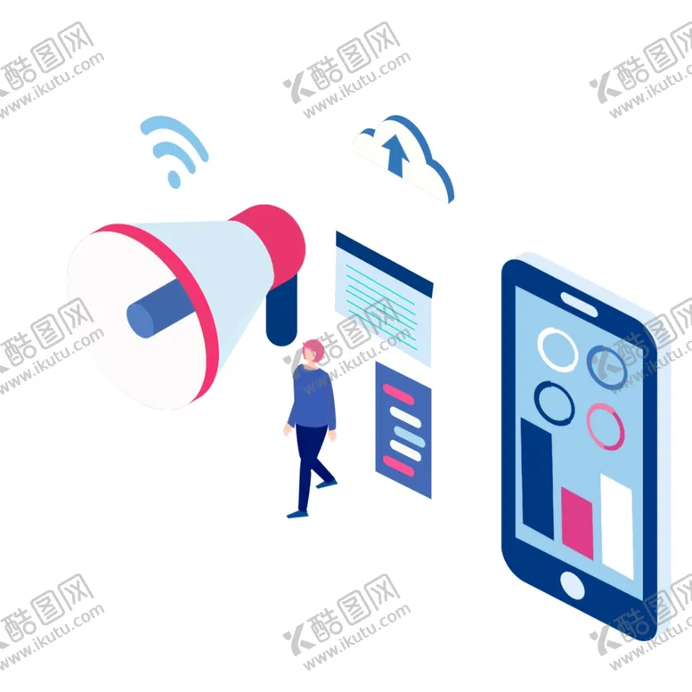 编号：92226009091316449798【酷图网】源文件下载-扬声器呼喊卡通夸张喇叭