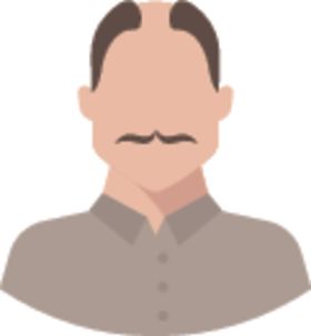 矢量老人头像