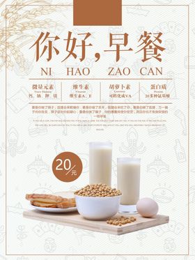 早餐海报