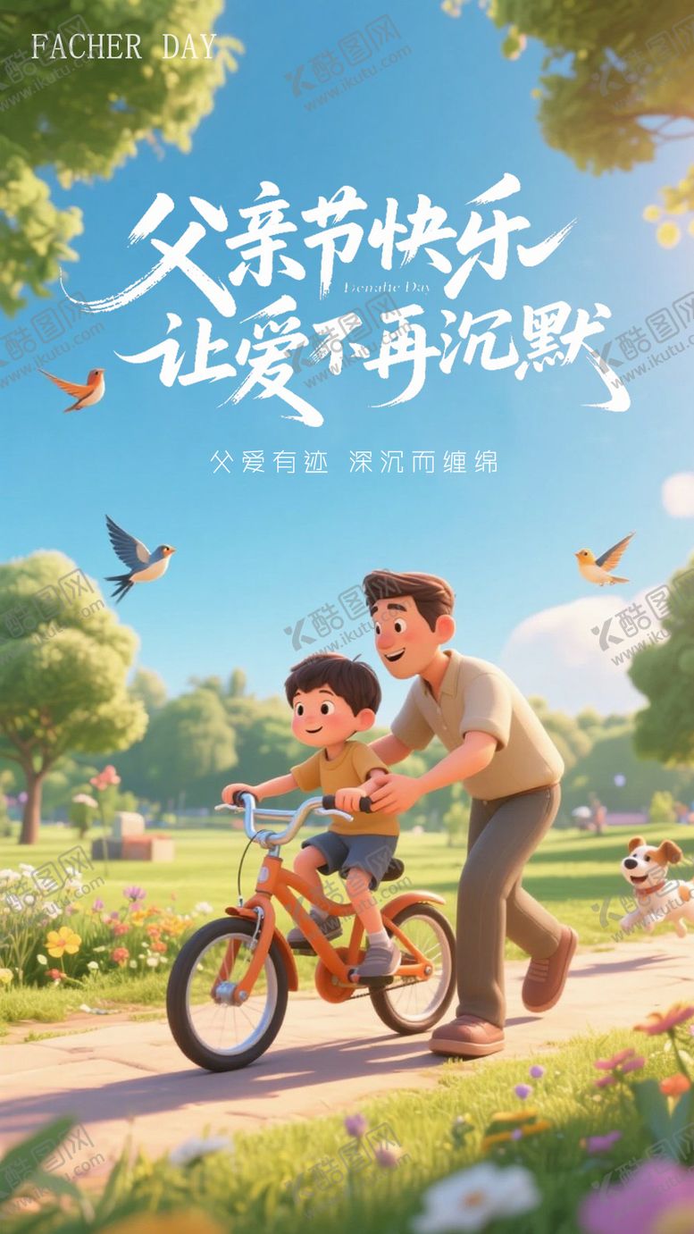 编号：33475206160236217526【酷图网】源文件下载-父亲节海报