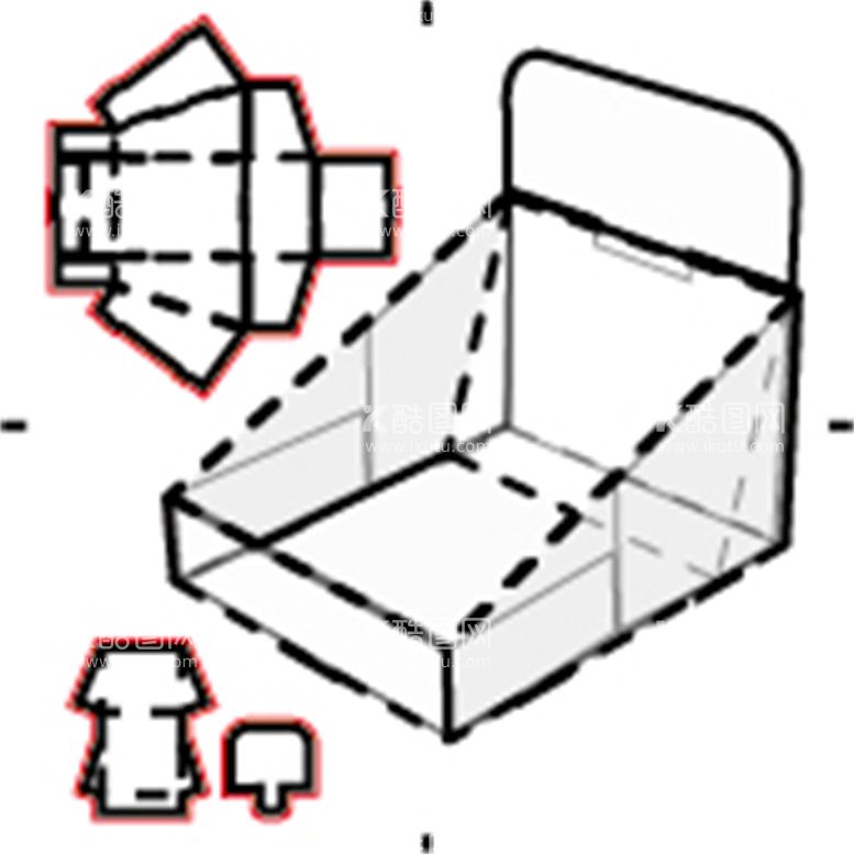 编号：64152309180553302680【酷图网】源文件下载-包装盒刀模图