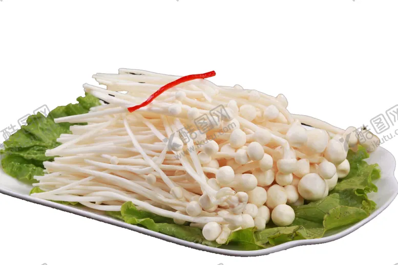 编号：42154406281118212152【酷图网】源文件下载-火锅配菜金针菇
