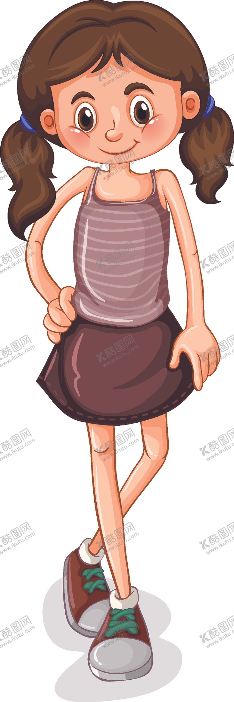 编号：28628405121443116141【酷图网】源文件下载-卡通女孩