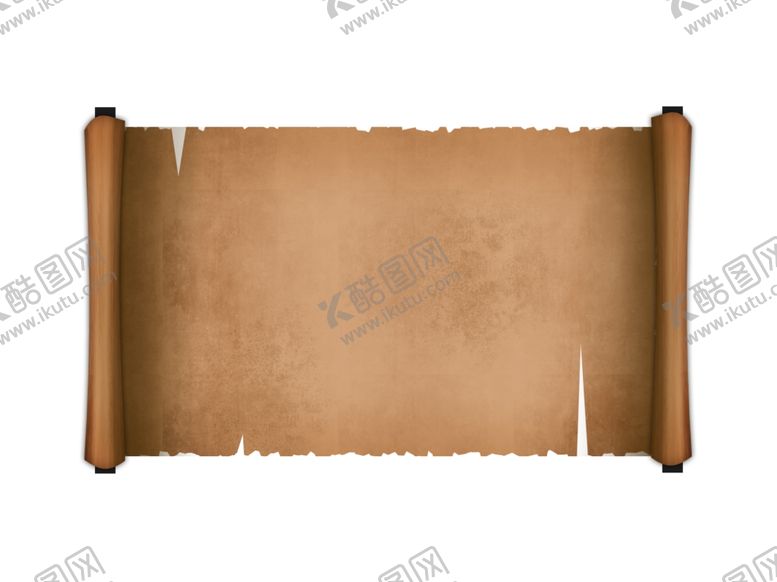 编号：35739110142126228238【酷图网】源文件下载-牛皮纸卷轴