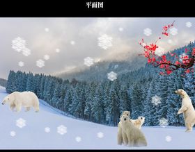 冬季雪景美图图片