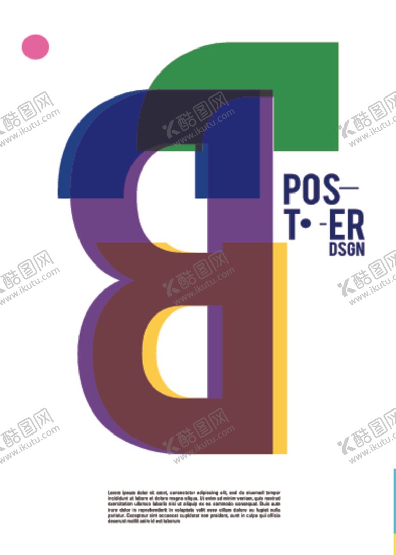 编号：60591909271434473434【酷图网】源文件下载-几何拼接创意海报图案