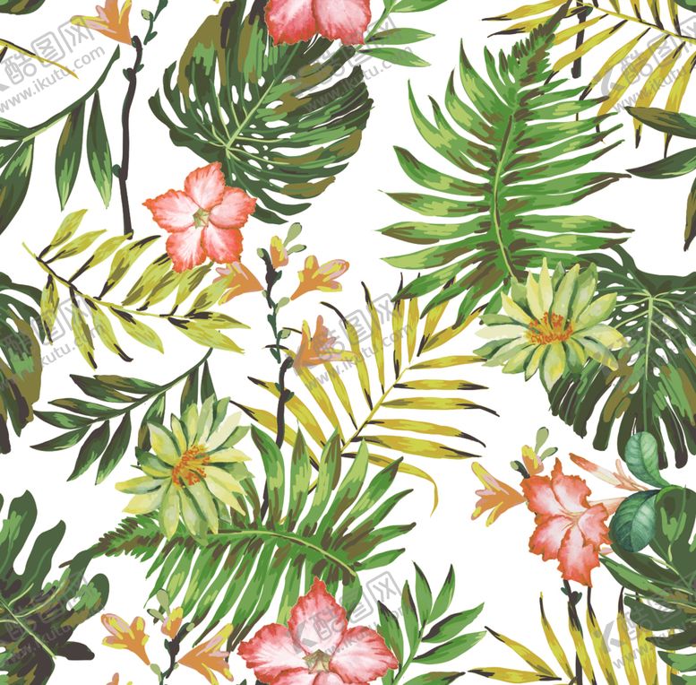 编号：33976009182229527939【酷图网】源文件下载-手绘叶子背景