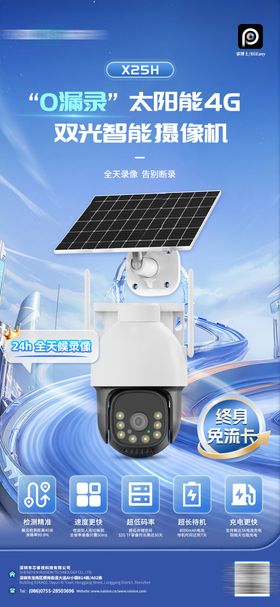 监控摄像头宣传海报