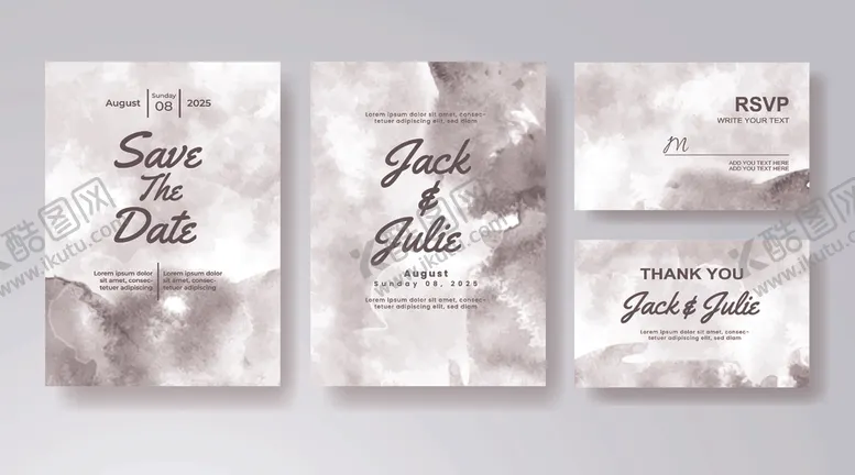 编号：24351304161921323840【酷图网】源文件下载-水墨名片