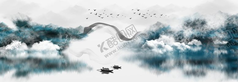 编号：69333306250849451320【酷图网】源文件下载-中国风水墨山水画