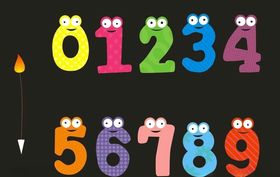 数字0-9