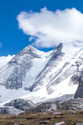 雪山装饰画山脉