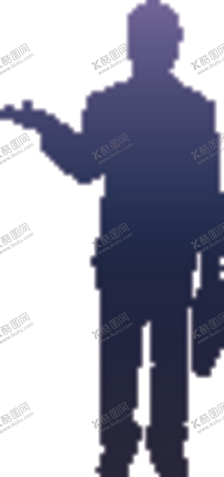 编号：65439804170655198832【酷图网】源文件下载-商业人物剪影