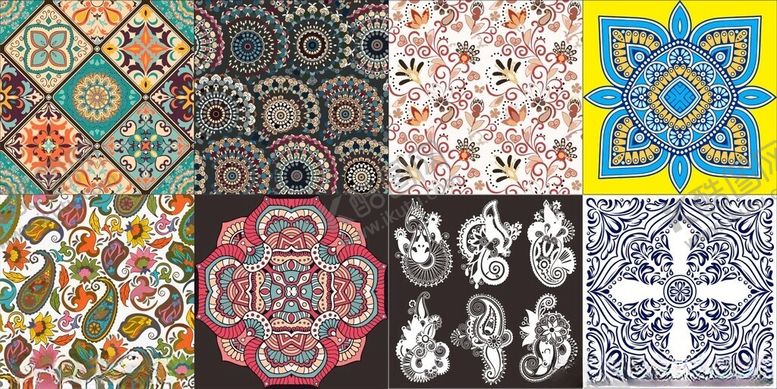 编号：37855010022310538841【酷图网】源文件下载-多样精美传统图案集合