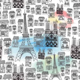 创意拼接卡通图案背景