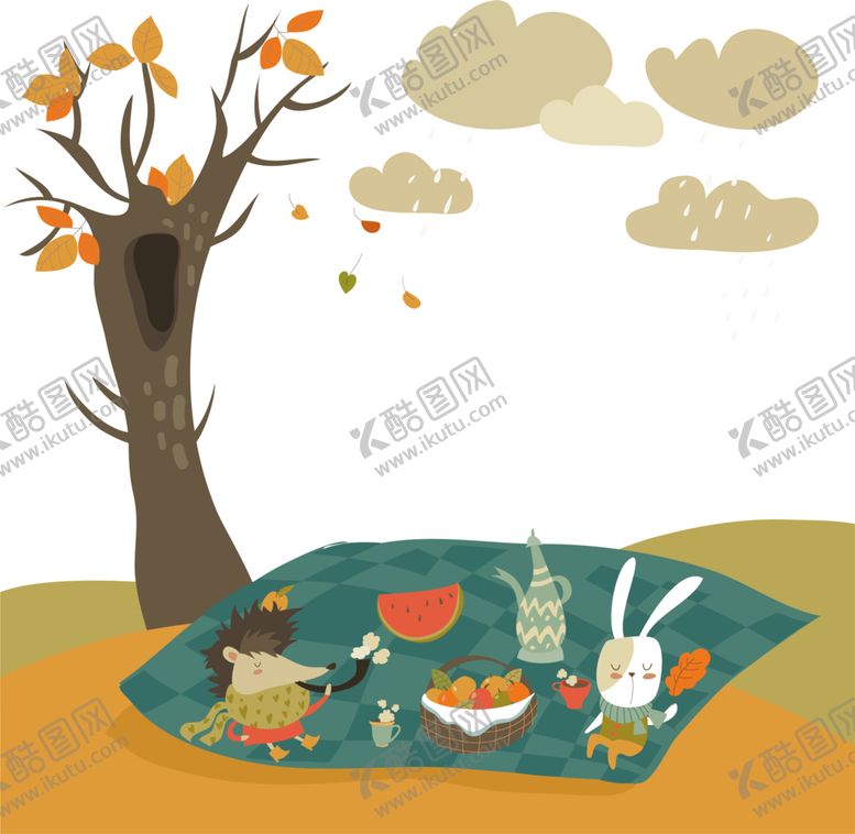 编号：24178209252259284458【酷图网】源文件下载-手绘动物