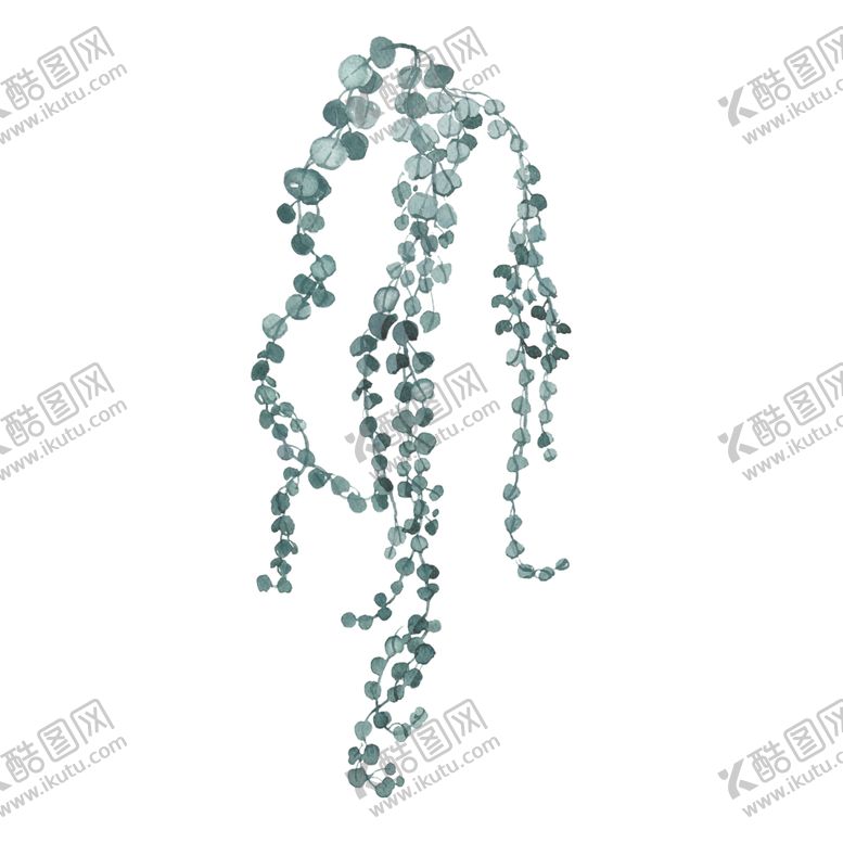 编号：49485307141647573163【酷图网】源文件下载-小清新水彩植物树枝