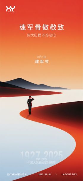 81建军节节日海报