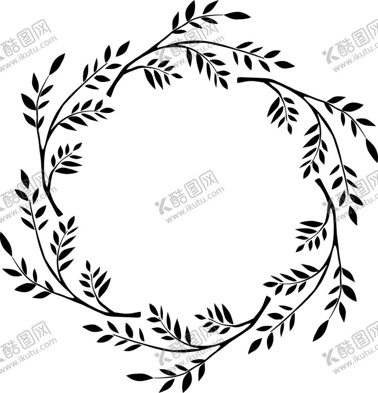 编号：99013305190344491136【酷图网】源文件下载-圆形花环