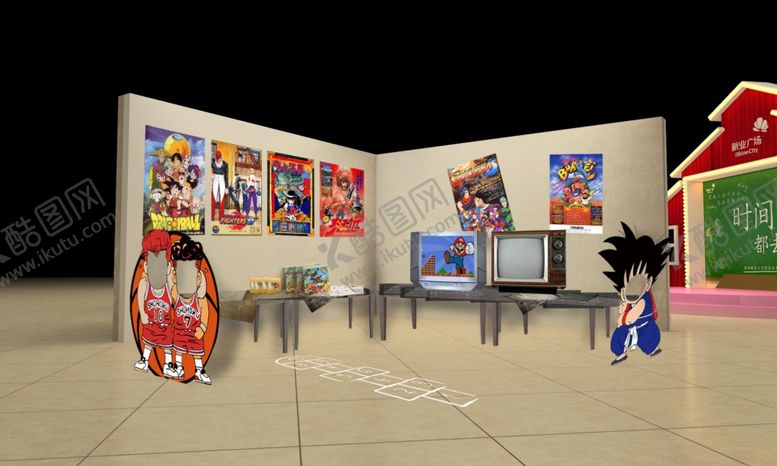 编号：36888609230358495659【酷图网】源文件下载-复古游戏厅