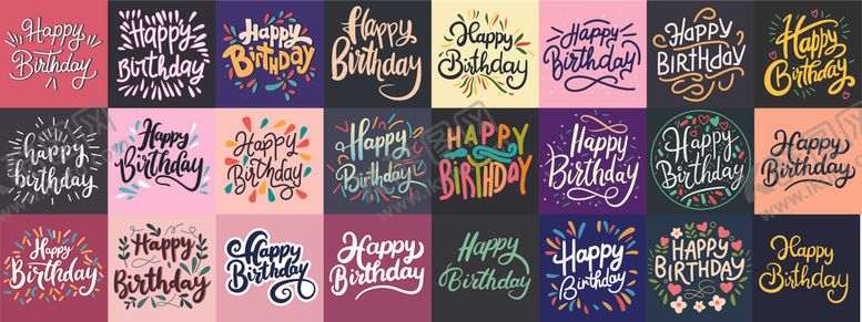 编号：51716009221457184751【酷图网】源文件下载-生日快乐艺术字