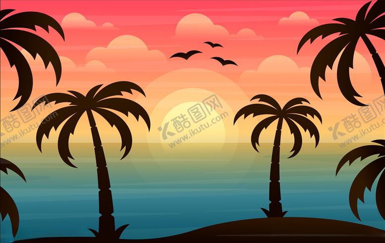 编号：48305110021604552231【酷图网】源文件下载-海边度假