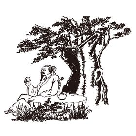 国学人物插画