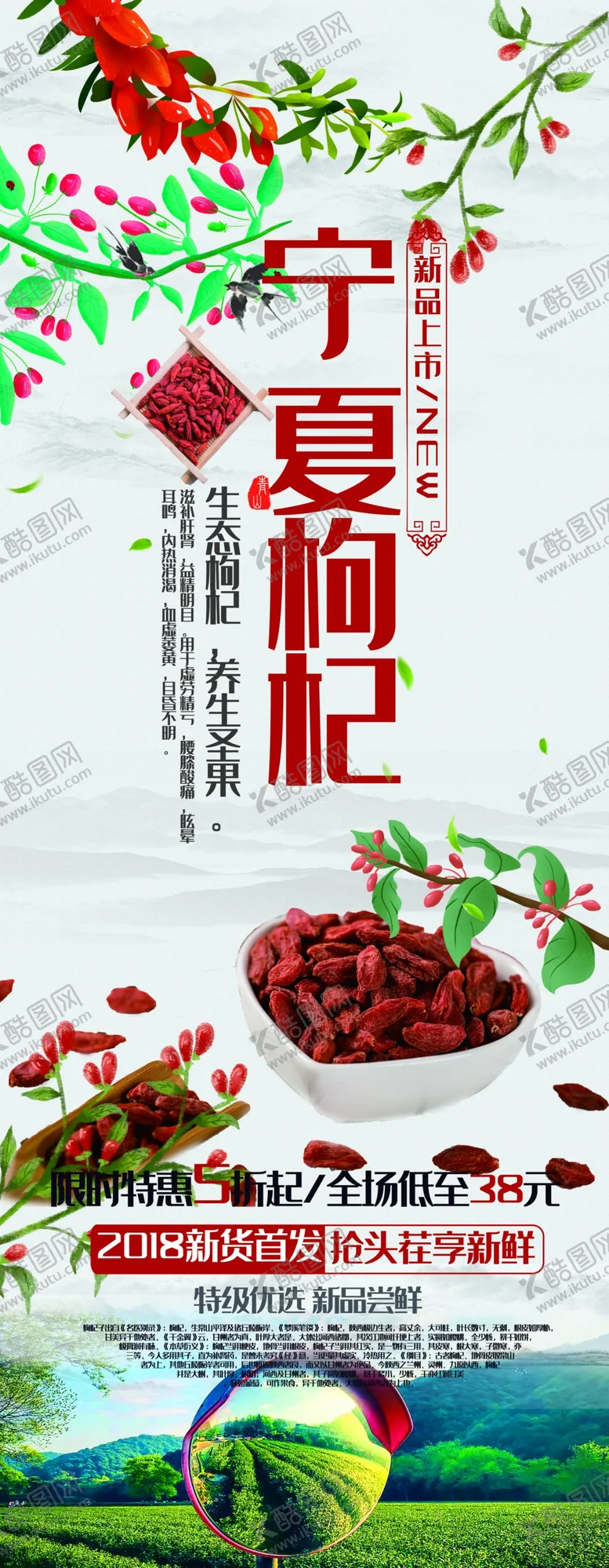 编号：48011106251825042176【酷图网】源文件下载-枸杞展架