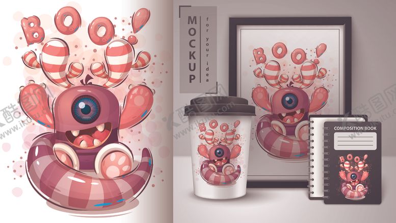 编号：31703309171912062320【酷图网】源文件下载-卡通动物印花