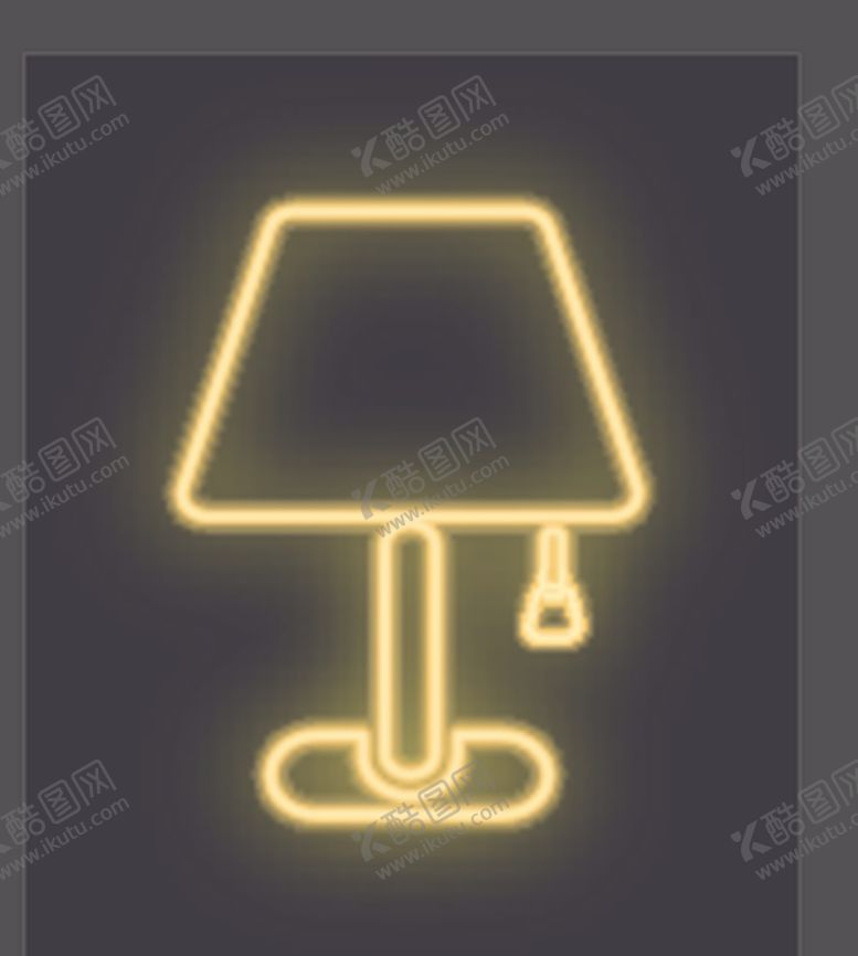 编号：69701709220947002313【酷图网】源文件下载-霓虹灯台灯