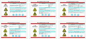 化学品危害告知牌模板