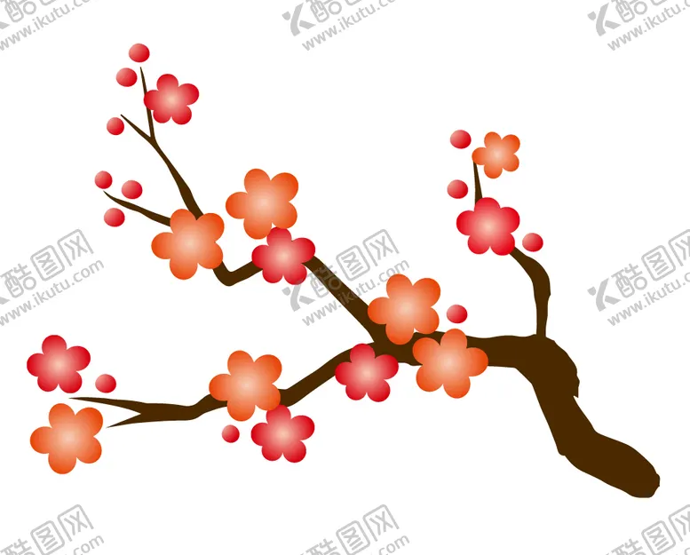 编号：71713906270643402448【酷图网】源文件下载-中国风水墨梅