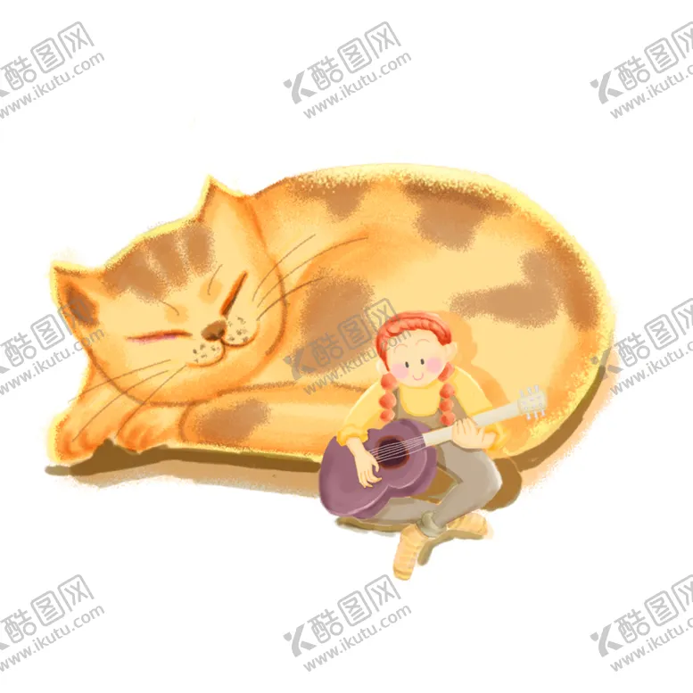 编号：44473501141819355337【酷图网】源文件下载-手绘卡通猫图片 