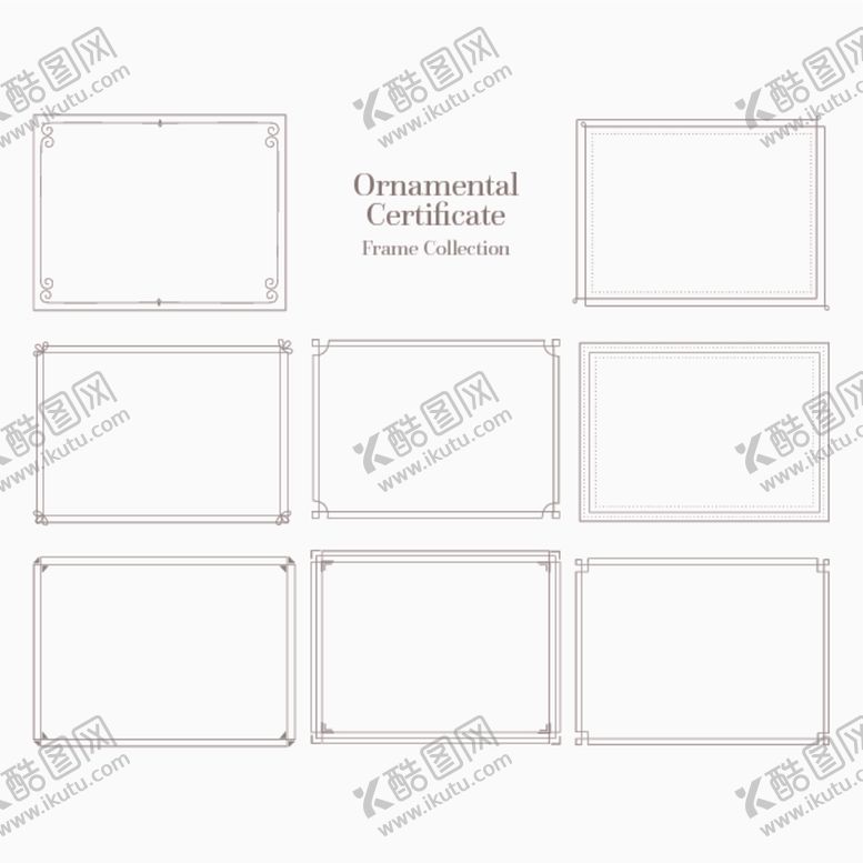 编号：85248210300723225170【酷图网】源文件下载-古典花纹边框