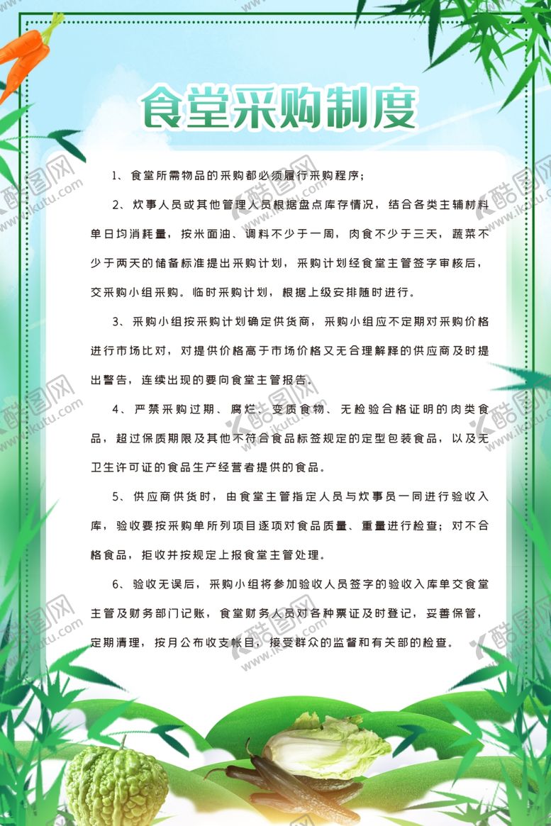 编号：83449805110042471142【酷图网】源文件下载-食堂展板